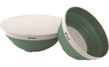 Outwell Collaps bowl and strainer set shadow green