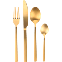 Berger Besteck-Set 16-tlg. für 4 Personen gold matt