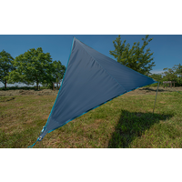 Bent sun sail dark blue/RV light blue