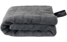 BasicNature Handdoek Terry 85 x 150 cm grijs