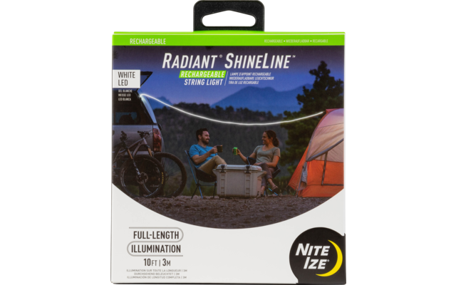 Nite Ize Radiant Oplaadbare ShineLine - Wit/Witte LED