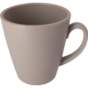 Beige farbige Tasse mit Henkel
