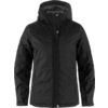 Schwarze Jacke mit Reißverschluss und Kapuze