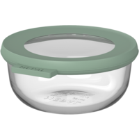 Mepal Cirqula Frischhaltedose aus Borosilikatglas mit luftdichtem Deckel 350 ml nordic saga