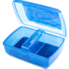 BranQ Lunchbox Snack Shot Dubbelcompartiment en Koeling 1,3 liter assorti kleuren