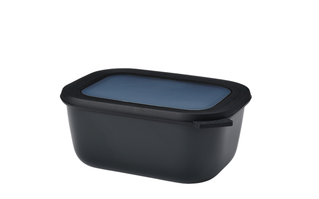 Mepal Cirqula multi bowl rectangular 1500 ml nordic black