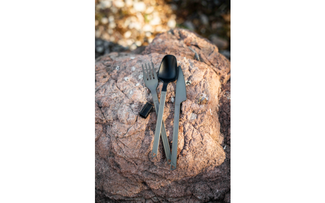 Produktbild Primus Trek Campingbesteck Set aus harteloxiertem Aluminium 3 teilig 1
