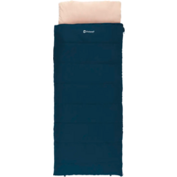 Outwell Contour Lux Sac de couchage couverture jusqu'&agrave; 190 cm Fermeture &eacute;clair &agrave; gauche bleu fonc&eacute;