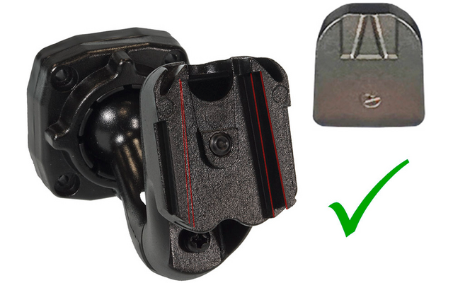 Imagen del producto Soporte Alpine para espejo retrovisor digital DME-R1200 Ford Transit Custom, Camper y Nugget 1