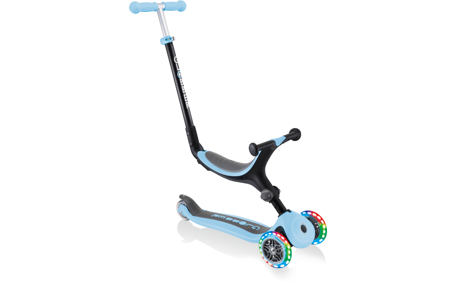 Product afbeelding Globber Go Up Foldable Lights Kinderroller 3-in-1 Maximalgewicht 50 kg 1