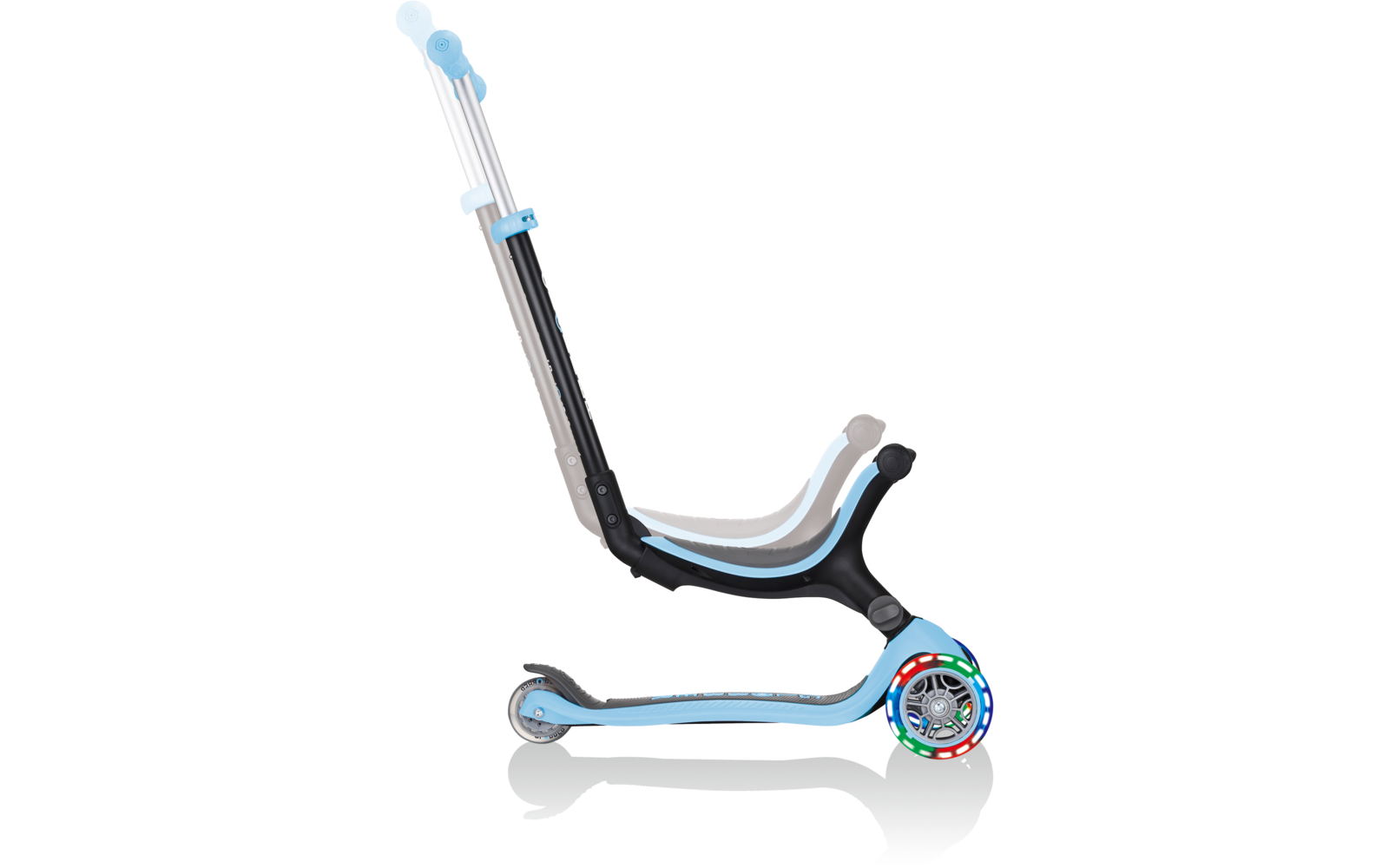 Product afbeelding Globber Go Up Foldable Lights Kinderroller 3-in-1 Maximalgewicht 50 kg 1
