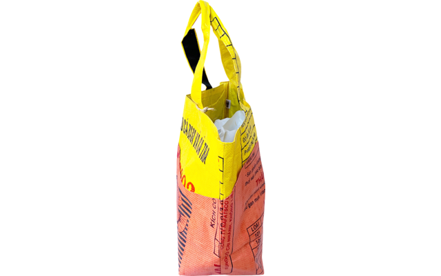 Beadbags Spacious Tote Bag Beach Bag Yellow / Orange