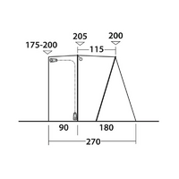 Outwell San Diego Busvorzelt Anbauh&ouml;he 175 - 200 cm