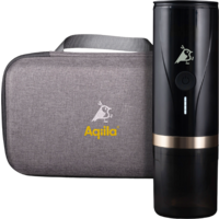 Machine &agrave; caf&eacute; portable Aqiila adapt&eacute;e aux capsules de caf&eacute; et au caf&eacute; moulu