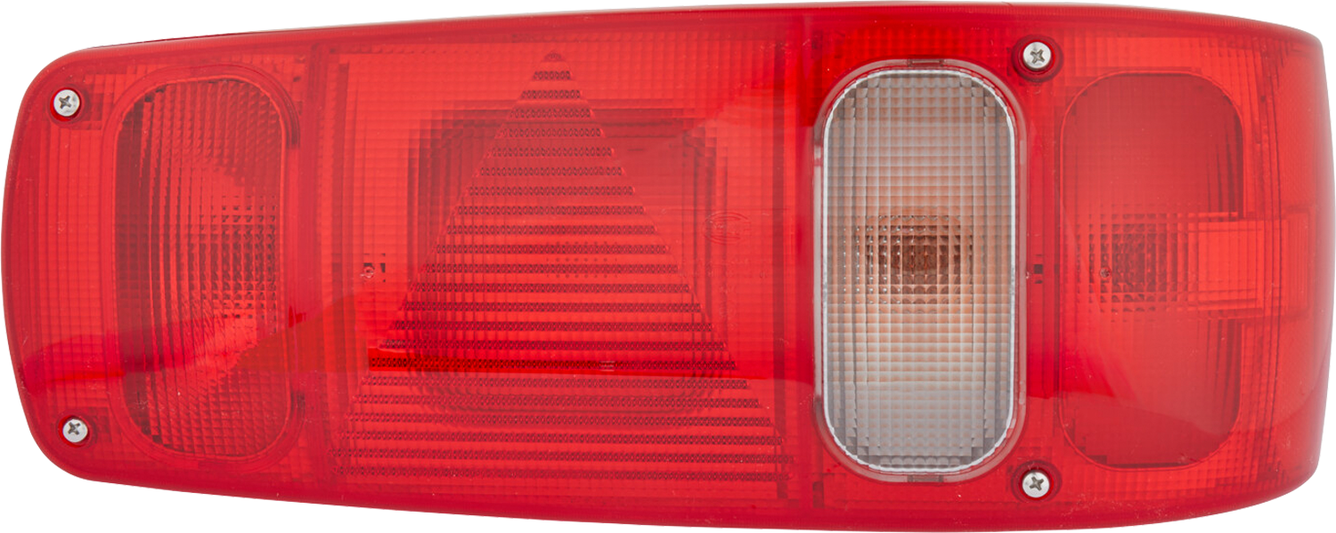 Kit Catarifrangenti Hella 8RA 003 660-007 - Luce Rossa Rettangolare Montaggio A Vite, Posteriore, Confezione Da 8 Pezzi - 4