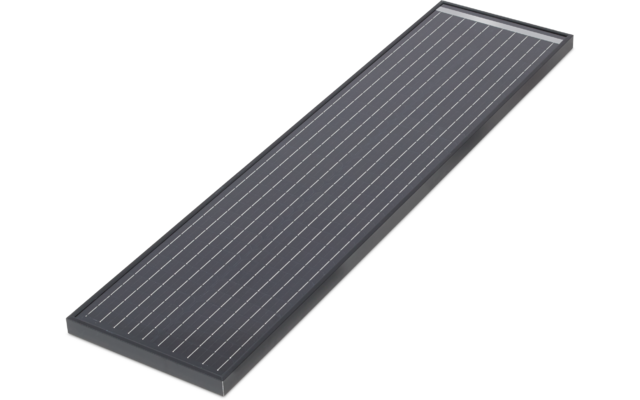 schwarze Solarmodulzelle mit silbernen Leitungen in rechteckiger Form