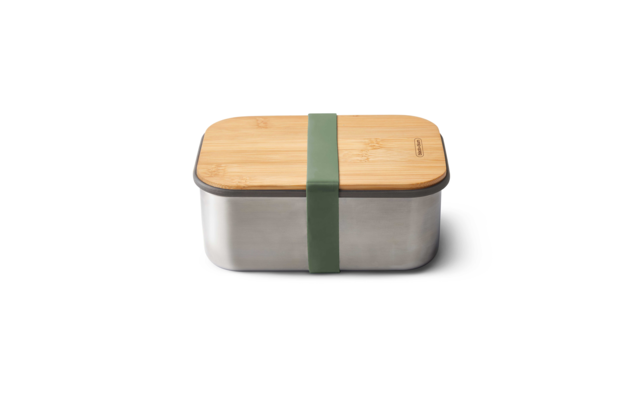 Black and Blum sandwich box stainless steel large 1250 ml olive