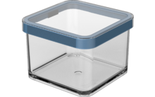 Rotho Loft Premium boîte carrée 0,5 litre bleu horizon