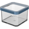 Rotho Loft Premium boîte carrée 0,5 litre bleu horizon