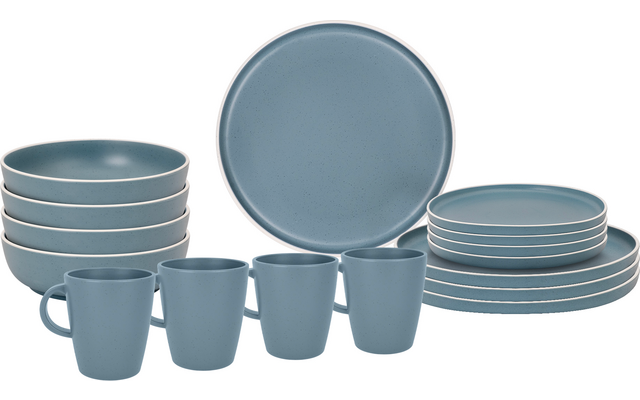 Image du produit Brunner Lunch Box Dolomit Melamin Geschirrset Antirutsch, BPA-frei und bruchunempfindlich 16-teilig 1