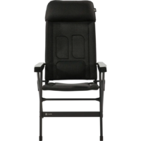 Travellife Lucca Comfort Opvouwbare Campingstoel Echt Zwart