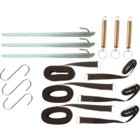 Bo-Camp Set de sangles anti-temp&ecirc;te universel 12 pcs.