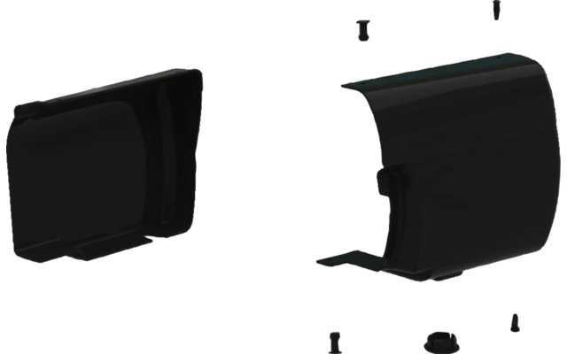 Couverture Fiamma Kit moteur pour store F45s - couleur Deep Black Numéro de pièce Fiamma 98673H951