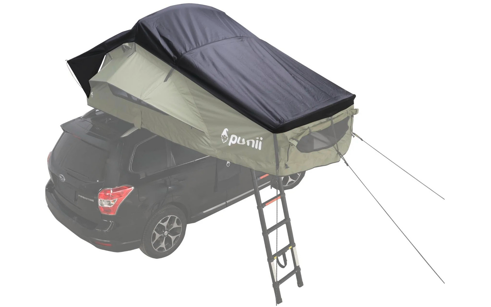 Image du produit Punii Rainfly Regenschutz mit Rei&szlig;verschluss schwarz f&uuml;r Dachzelte Moenga  1