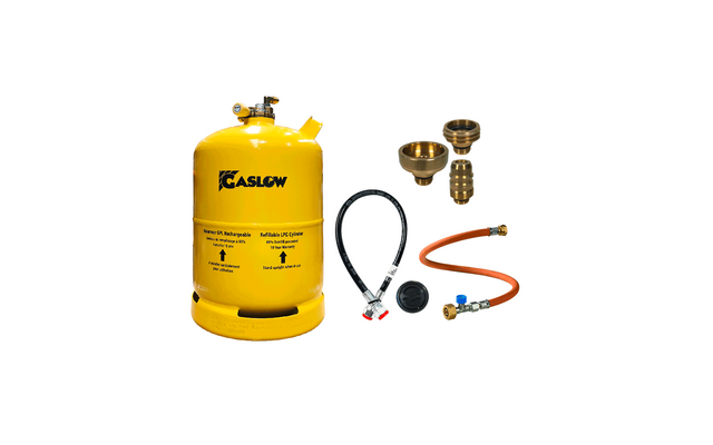 Gaslow Zylinder-Kit mit Einfüllstutzen 11 kg
