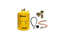 Gaslow cylinder kit with filler neck