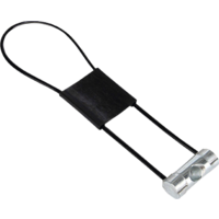 Fabbri c&acirc;ble de fixation porte-v&eacute;los pour grands cadres 295 mm