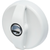 STS tank cap closure for fresh water, with ventilation, STS/Zadi cyl. 1 cyl./2 keys, signal white