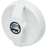 STS tankdopsluiting voor vers water, met ventilatie, STS/Zadi cil. 1 cil./2 poorten, signaal wit