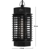 Elektrische Insektenfalle mit Lampe und Schutzgitter