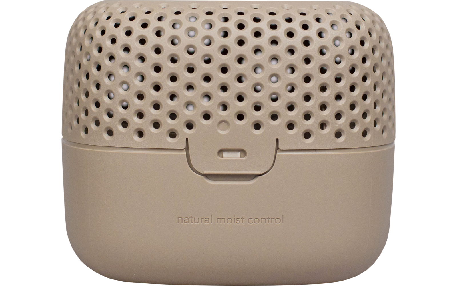 Déshumidificateur beige avec dessus perforé