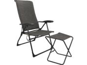 Camptime Klappstuhlset Allia mit Klappstuhl und Beinauflage