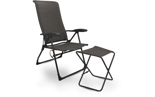 Camptime Klappstuhlset Allia mit Klappstuhl und Beinauflage