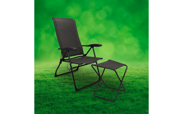 Camptime Klappstuhlset Allia mit Klappstuhl und Beinauflage