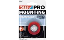 Tesa Mounting PRO Transparent Industrieklebeband 19 mm