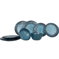 Gimex COL servies Donkerblauw 12 stuks.