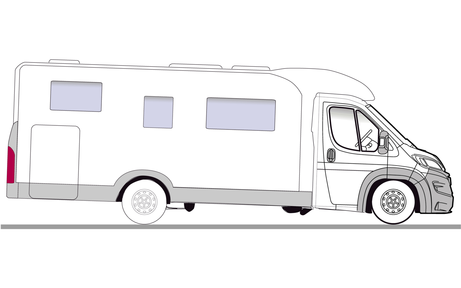 Produktbild Linnepe ProShock Komfortfederbein f&uuml;r Fiat Ducato x250 x290  1