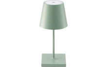 Sigor Lampe de table à accu Nuindie mini 250 mm vert sauge