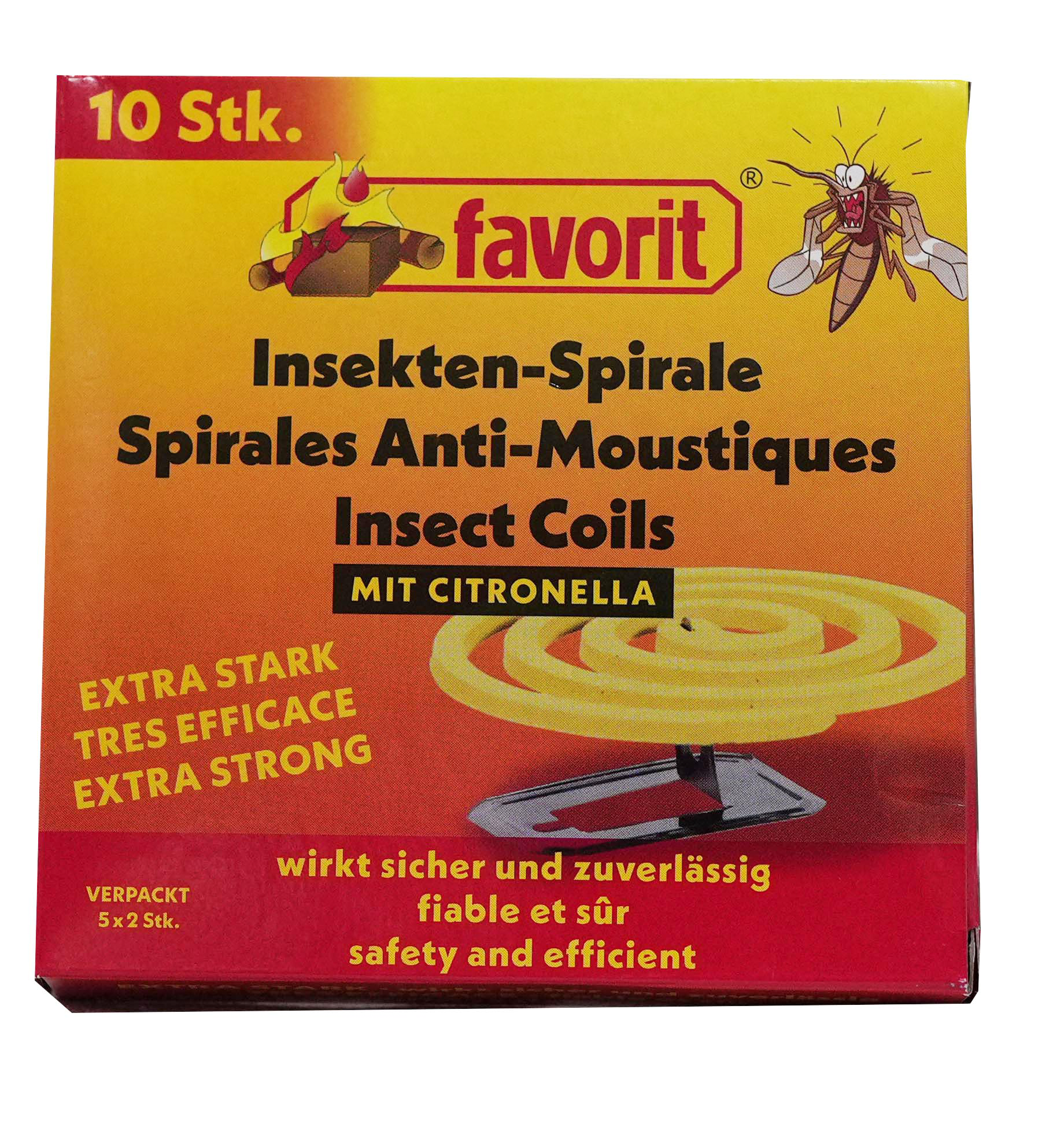 Favorit Moskitospiralen mit Citronella Extra Stark (10er Set) - Fritz  Berger Campingbedarf