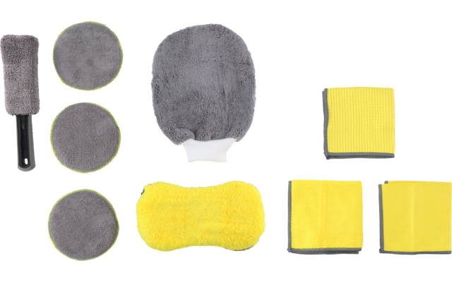 Dunlop car cleaning kit 9 pieces