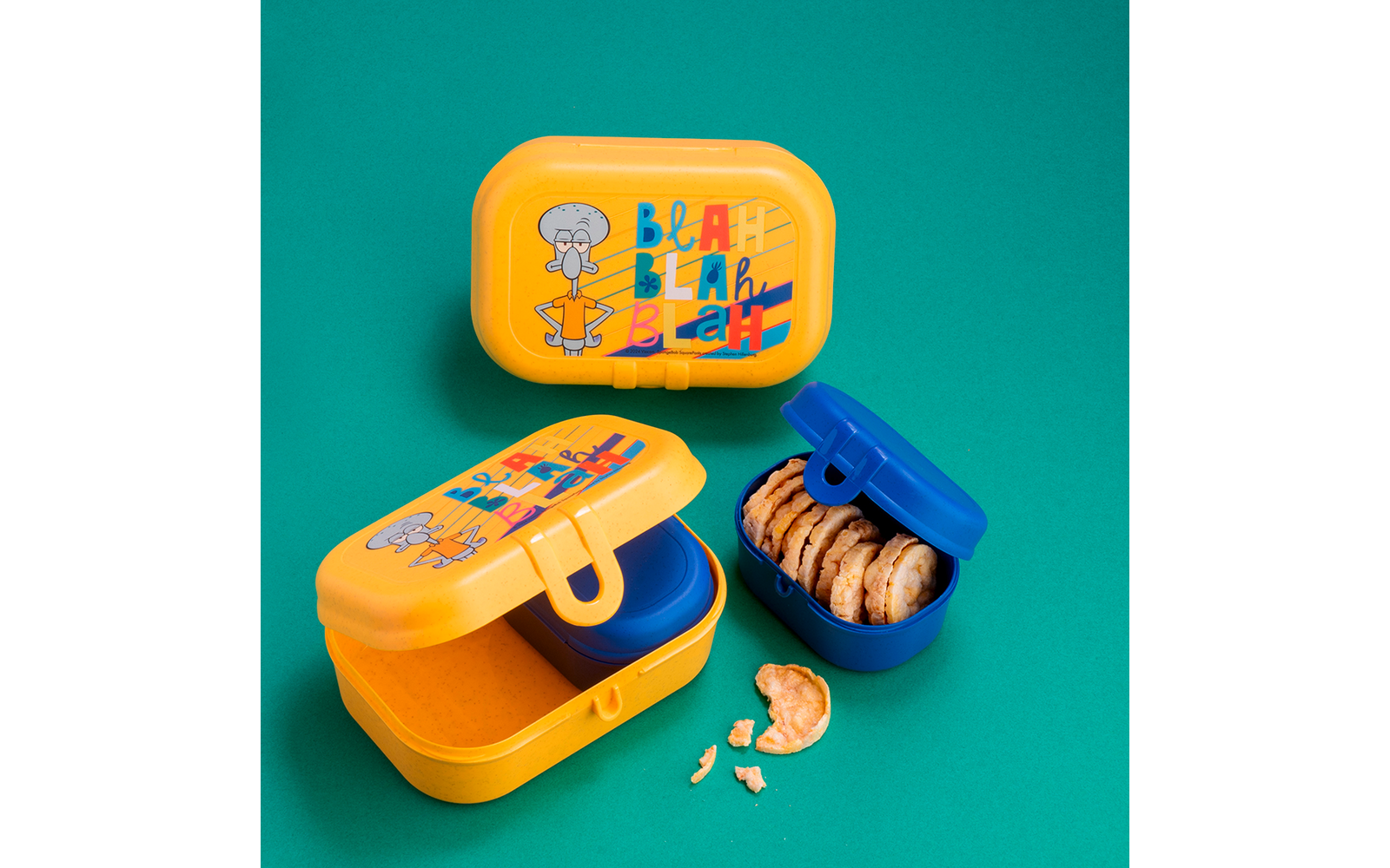 Produktbild Koziol Pascal Ready Mini SpongeBob Lunchbox Set 3 teilig 1