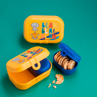 Koziol Pascal Ready Mini SpongeBob Squidward Lunchbox Set 3 teilig organic honey yellow
