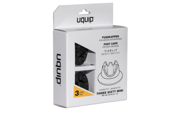 Uquip Muddy S (3 pcs) Fußkappen für Uquip Three Sixty Mini