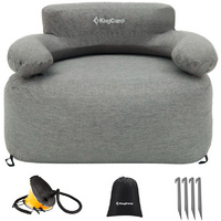 Sill&oacute;n hinchable KingCamp Air Lounger Granito 108 &times; 78 &times; 70 cm