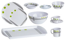 Berger Dots Melamine Tableware Items Green