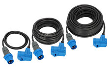 121769 650475 618583 - Brennenstuhl CEE Camping Verlängerungskabel CEE Stecker auf Winkelkupplung Schutzkontakt Steckdose 230 V / 16 A Schwarz 